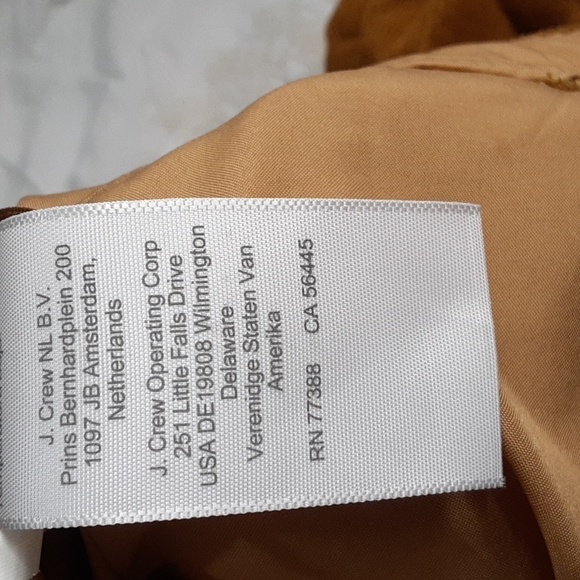 J. Crew Golden Brandy Corduroy A Line Button Front Tailored A Line Mini Skirt - Picture 10 of 11